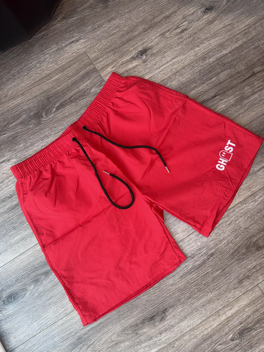 Short GhostWear rojo de inventario real